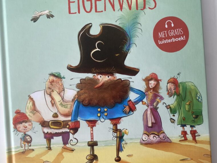 Kapitein Eigenwijs. Een boek dat nieuwsgierig maakt, je regelmatig laat glimlachen en ervoor zorgt dat je steeds verder wilt lezen.