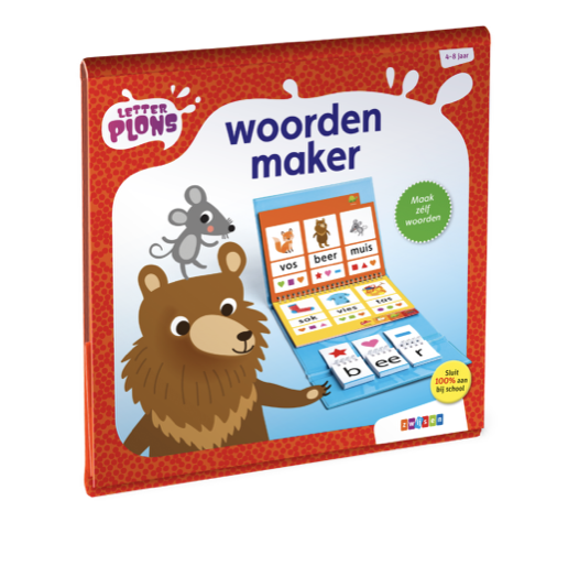 Letterplons heeft een drietal spelletjes gelanceerd om letters te leren. een letterdoos, letterboek en kwartet