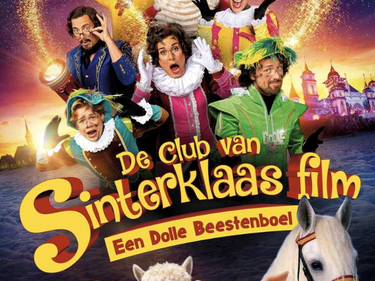 De Club van Sinterklaas – Een Dolle Beestenboel. Deze vrolijke Sinterklaasfilm draait in de bioscoop en is een aanrader.