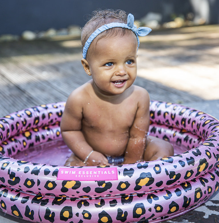 Roze panterprint kinderzwembad | De leukste zwembadjes